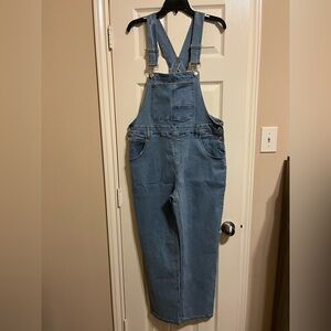 Classic Light Blue Denim Bib Overalls Jumpsuit